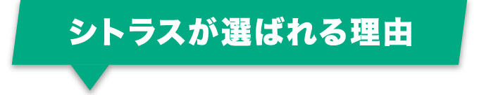 シトラスが選ばれる理由